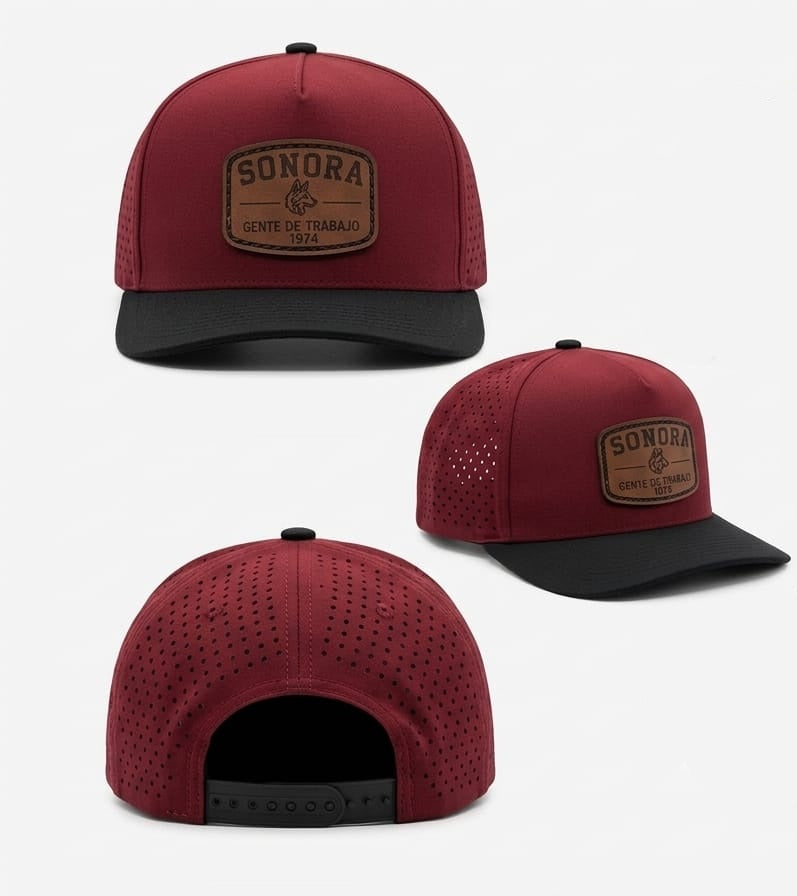 Gorra negra guinda-Sonora